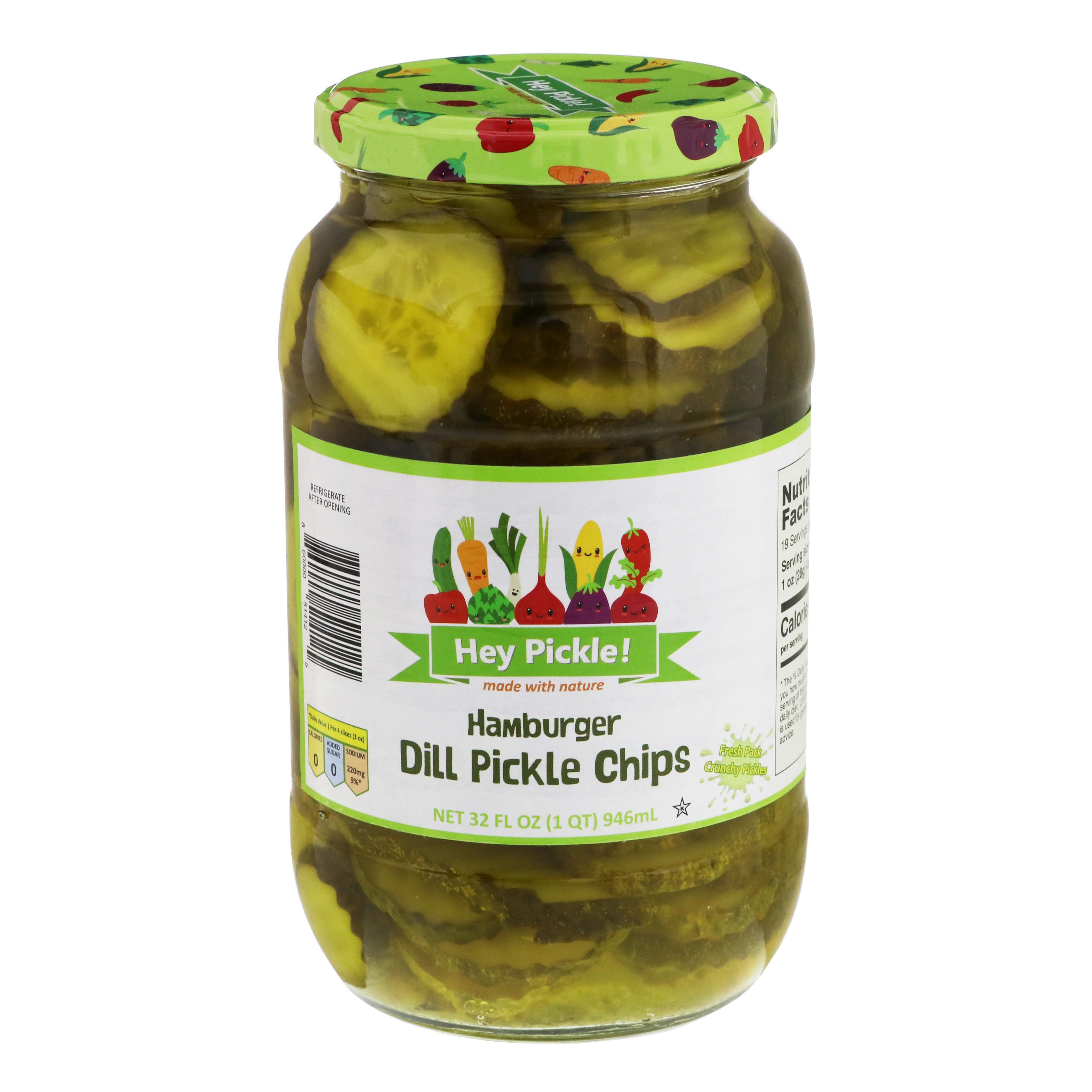 Hey Pickle! Hamburger Dill Pickle Chips - Shop Pickles & Cucumber At H-E-B