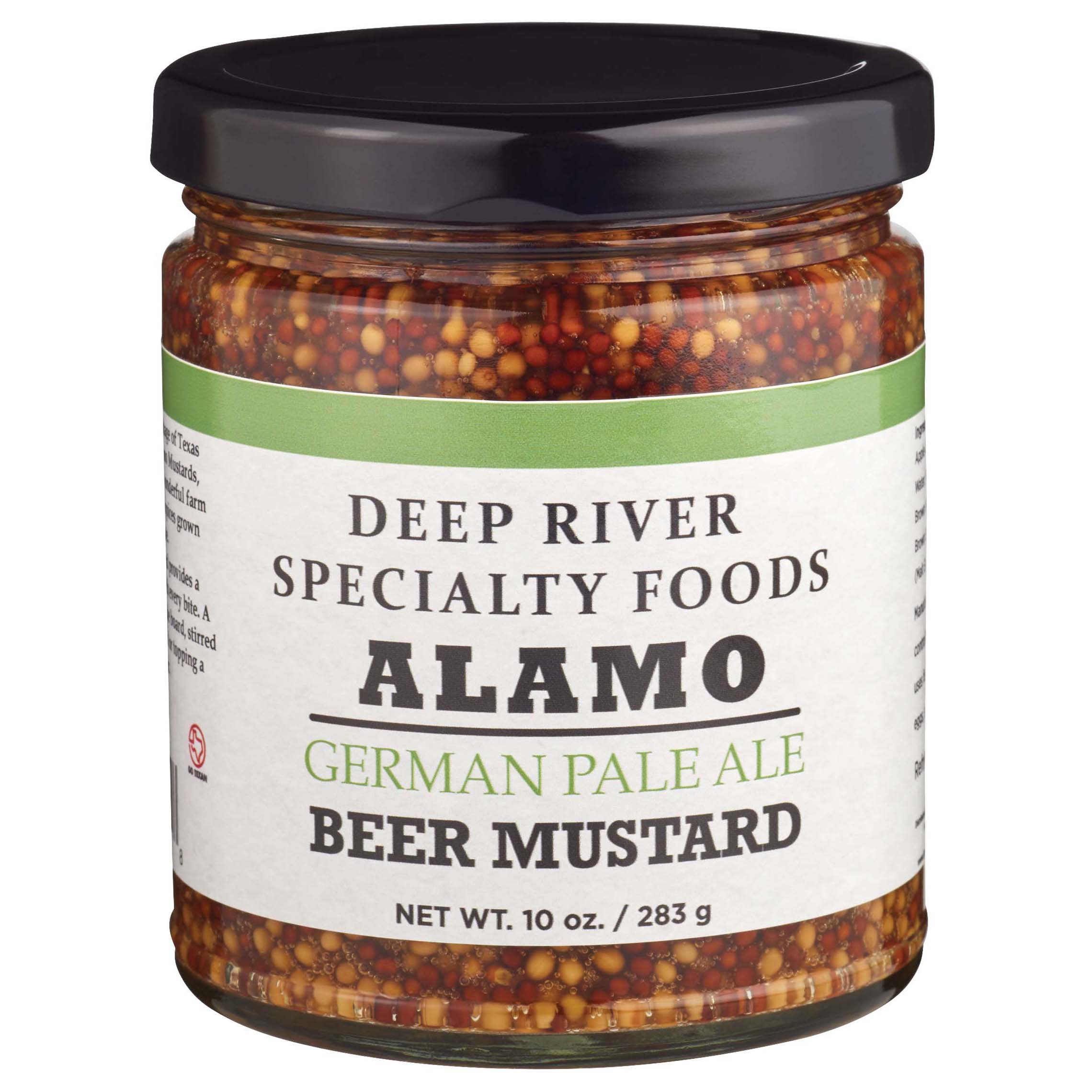 Deep River Specialty Foods Alamo German Pale Ale Mustard Shop Mustard