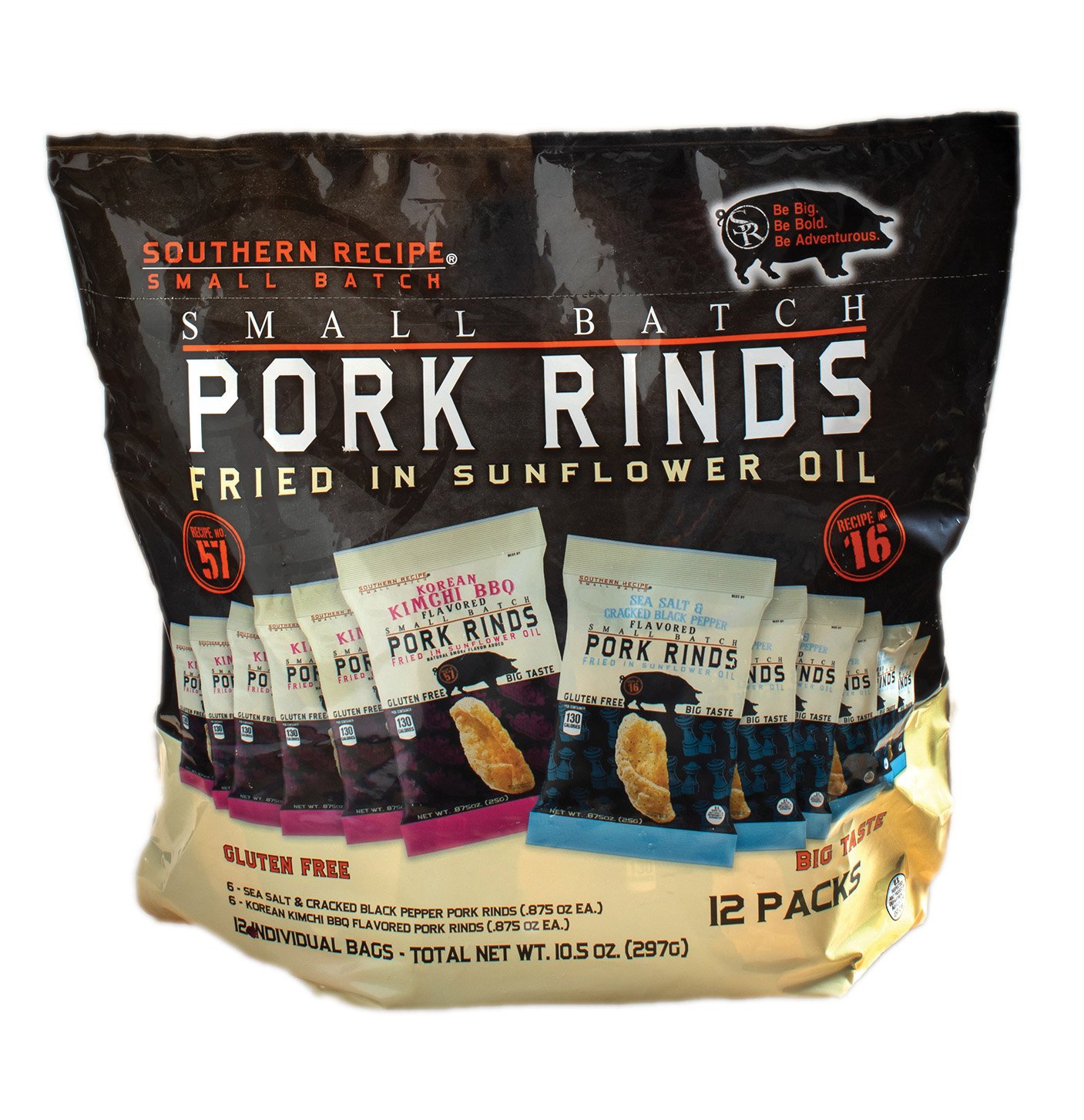 Southern Recipe Small Batch Pork Rinds Variety Pack - Shop ...