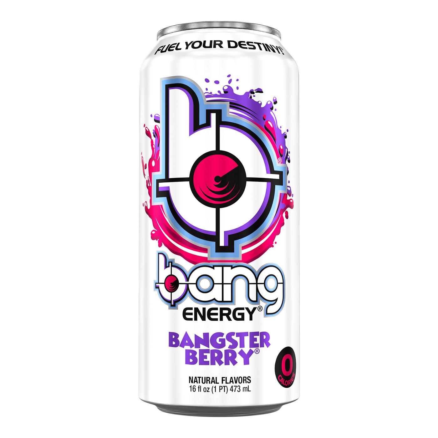 Bang Energy Drink - Bangster Berry; image 1 of 3