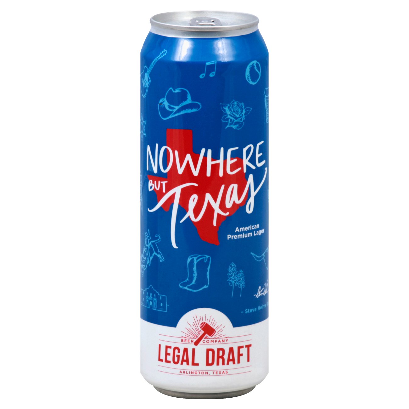 Legal Draft Nowhere But Texas Beer Can Shop Beer at HEB