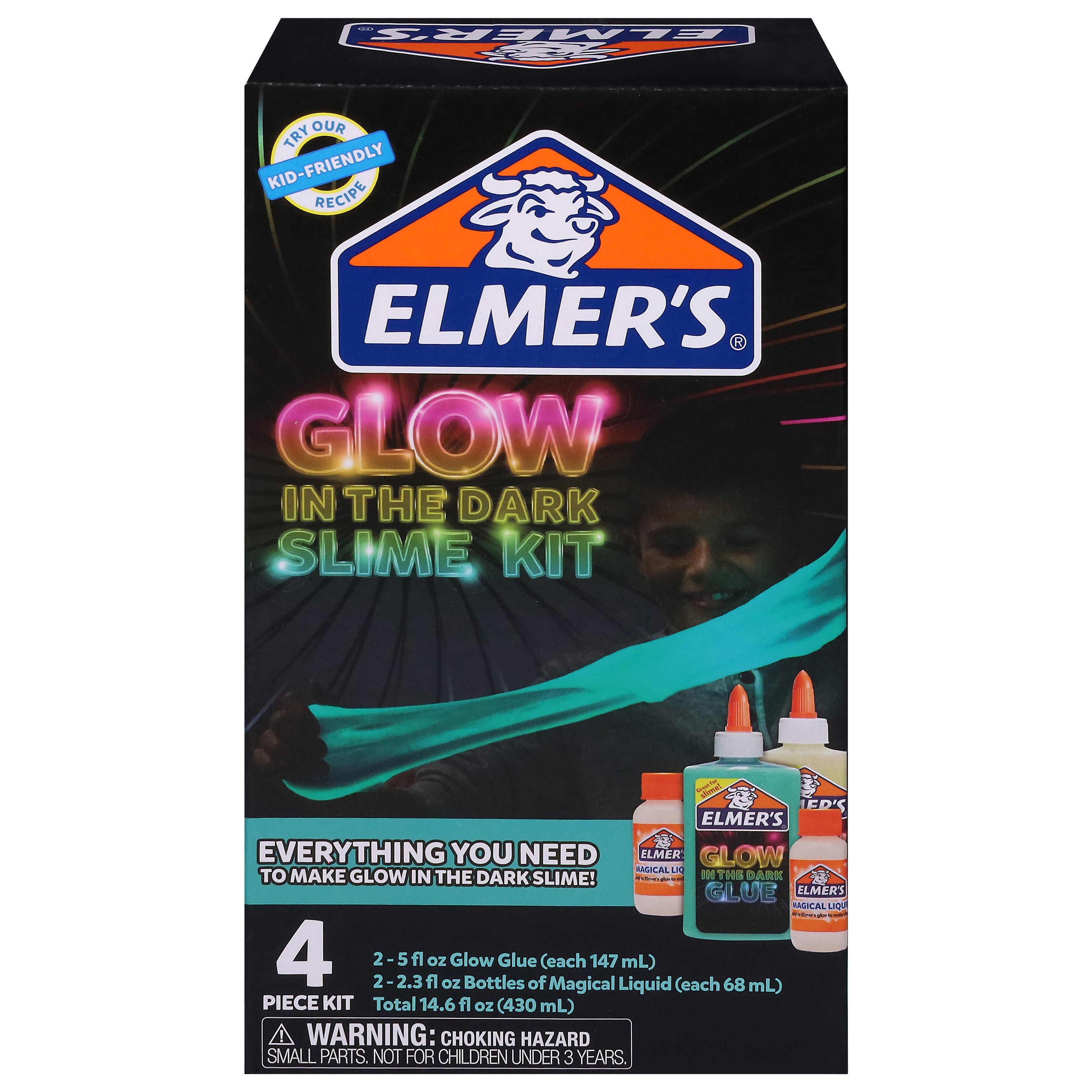 Elmer's Glow In The Dark Slime Kit Shop Kits at HEB