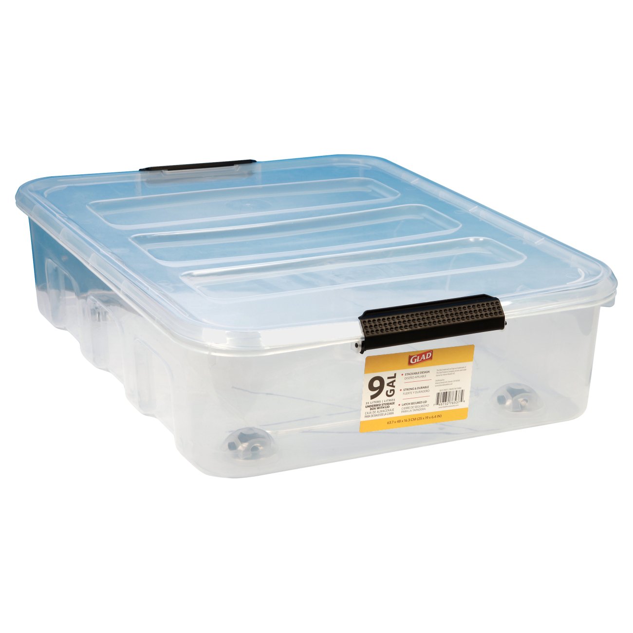 Glad Underbed Storage Container With Lid Shop Storage Bins at HEB
