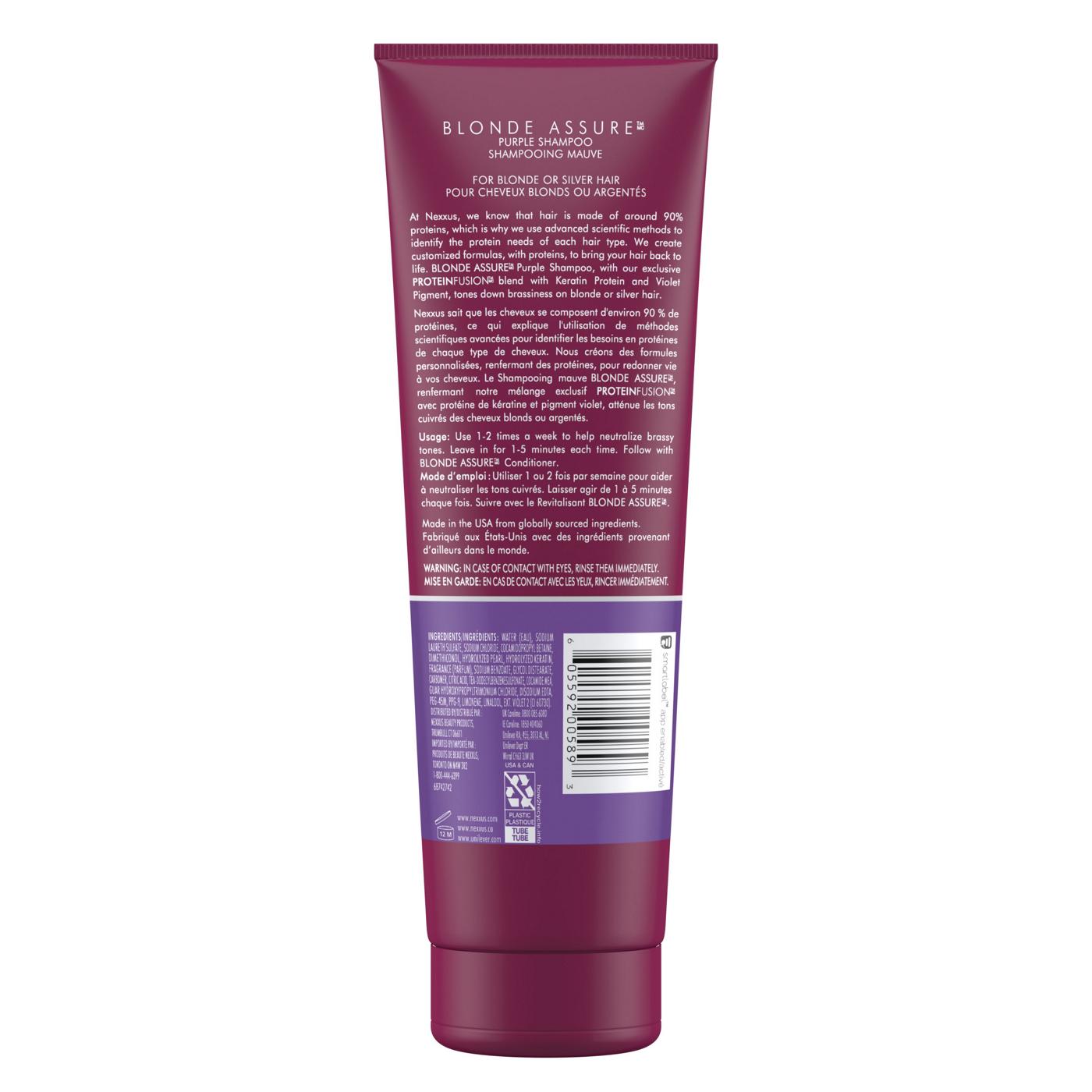 Nexxus Blonde Assure Purple Shampoo; image 2 of 7