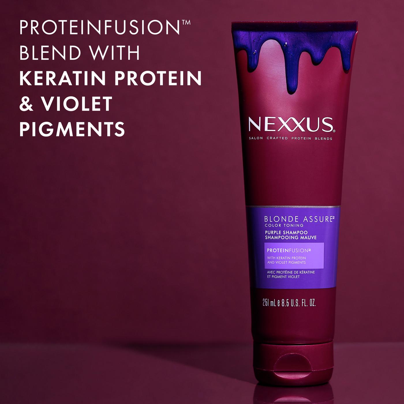 Nexxus Blonde Assure Purple Shampoo; image 3 of 7
