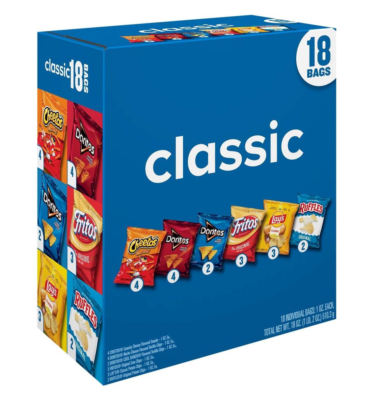Frito Lay Classic Mix Chips Multipack 1 oz Bags; image 5 of 7