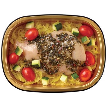 Meal Simple by H-E-B Basil Pesto Chicken & Spaghetti Squash