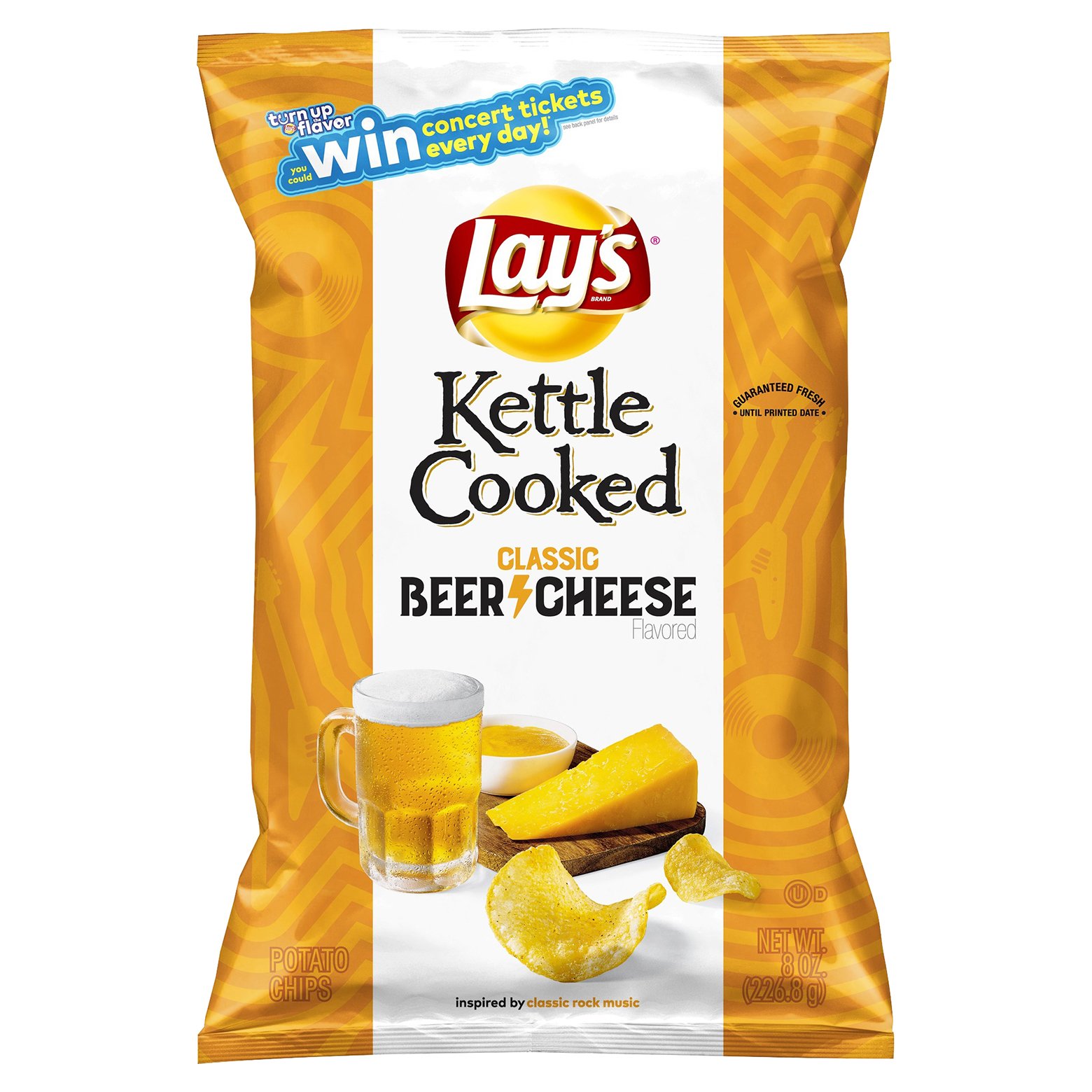 Lay's Kettle Cooked Beer & Cheese Potato Chips Shop Chips at HEB