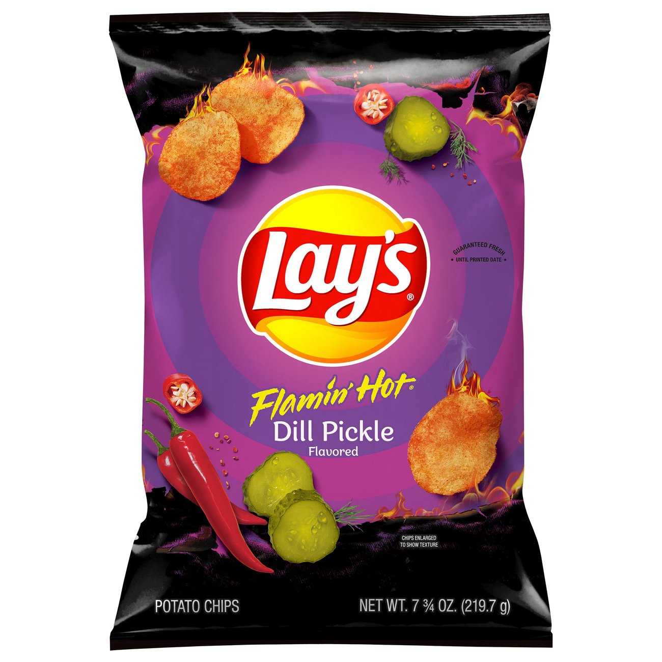 Lay's Flamin' Hot Dill Pickle Potato Chips Shop Chips at HEB