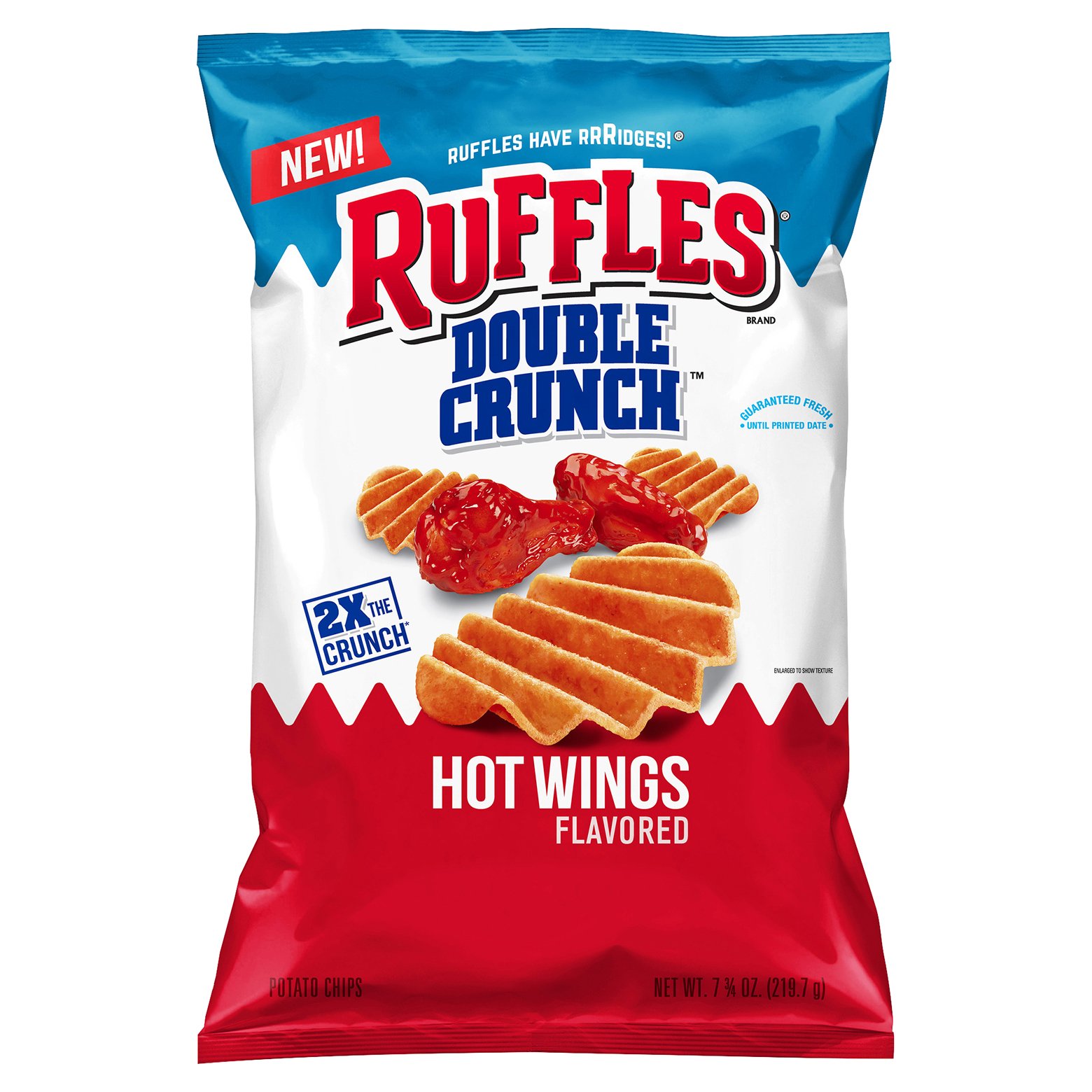 Ruffles Double Crunch Hot Wing Potato Chips Shop Chips at HEB