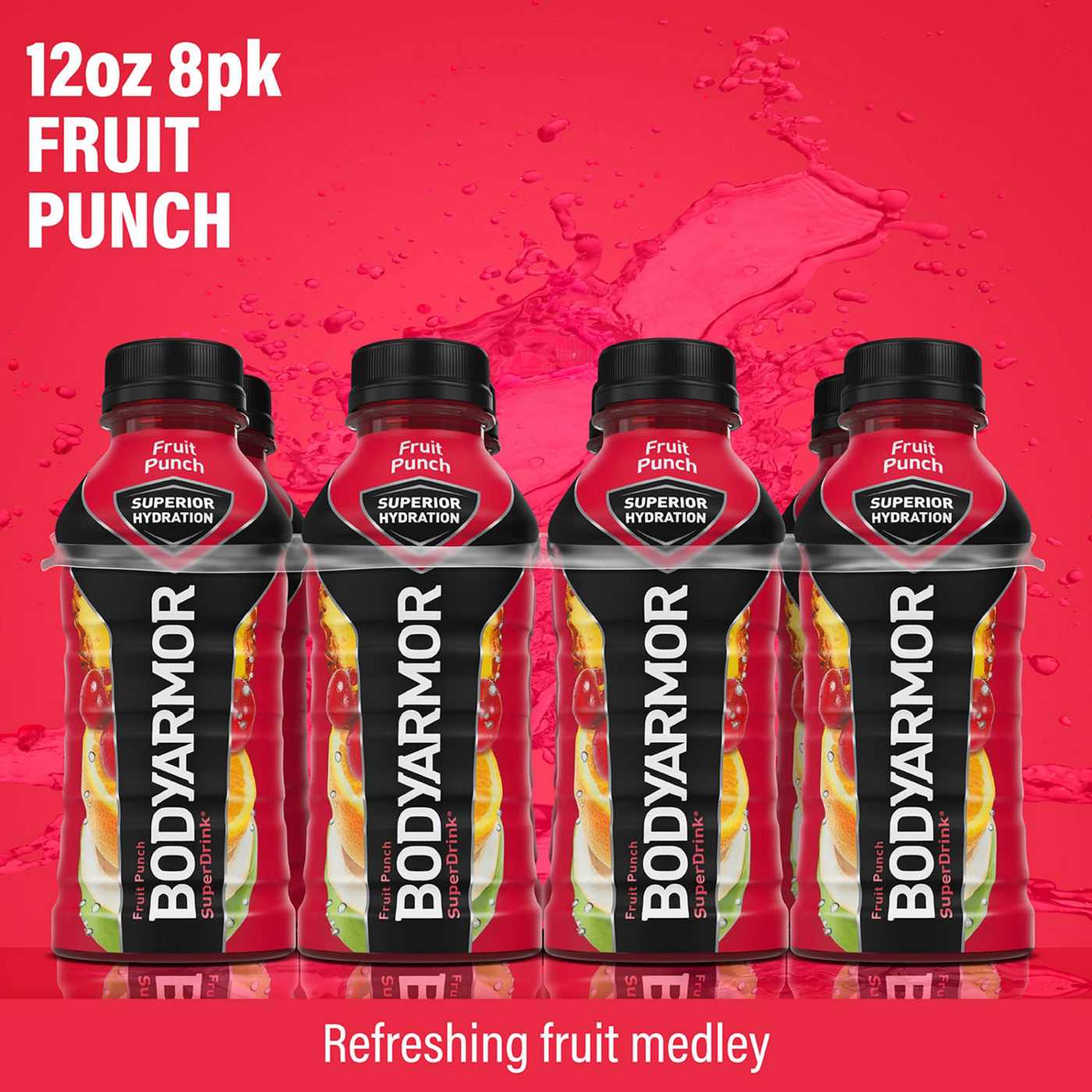 BODYARMOR Sports Drink 8 pk Bottles - Fruit Punch; image 4 of 7