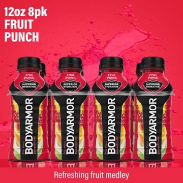 BODYARMOR Sports Drink 8 pk Bottles - Fruit Punch, 12 oz