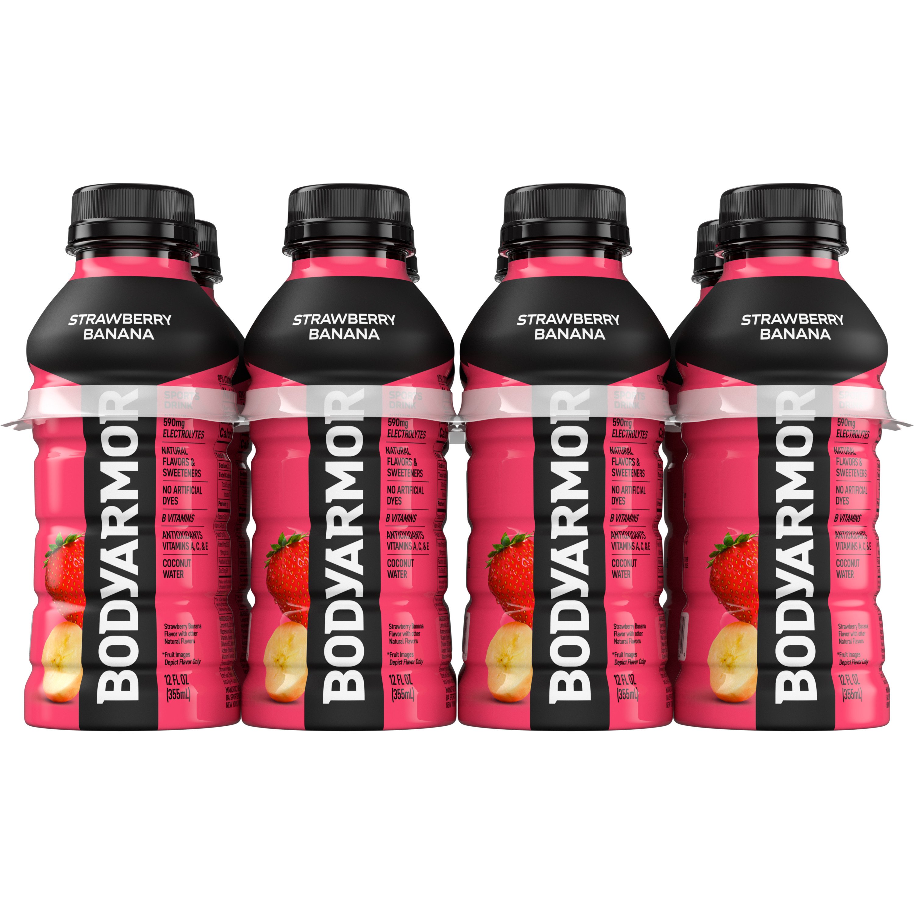 BodyArmor Strawberry Banana Super Drink 12 oz Bottles Shop Sports