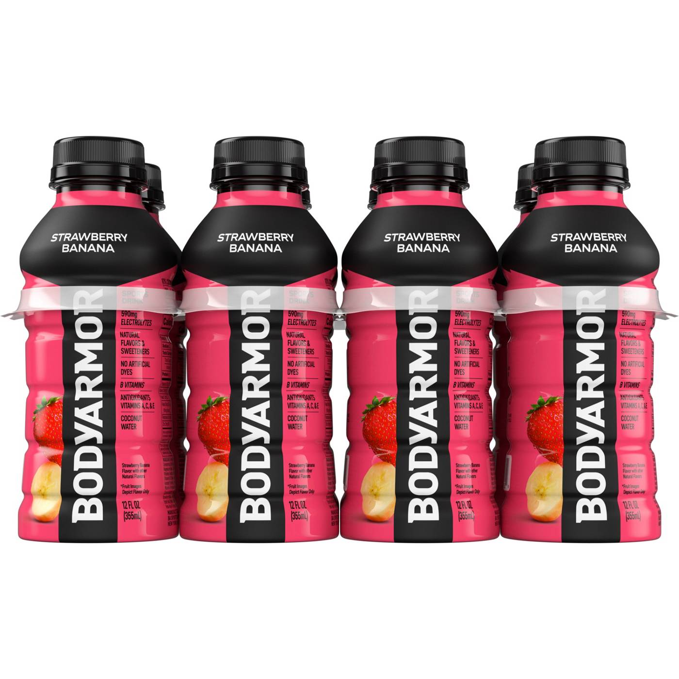 BODYARMOR Sports Drink 8 pk Bottles - Strawberry Banana; image 1 of 6