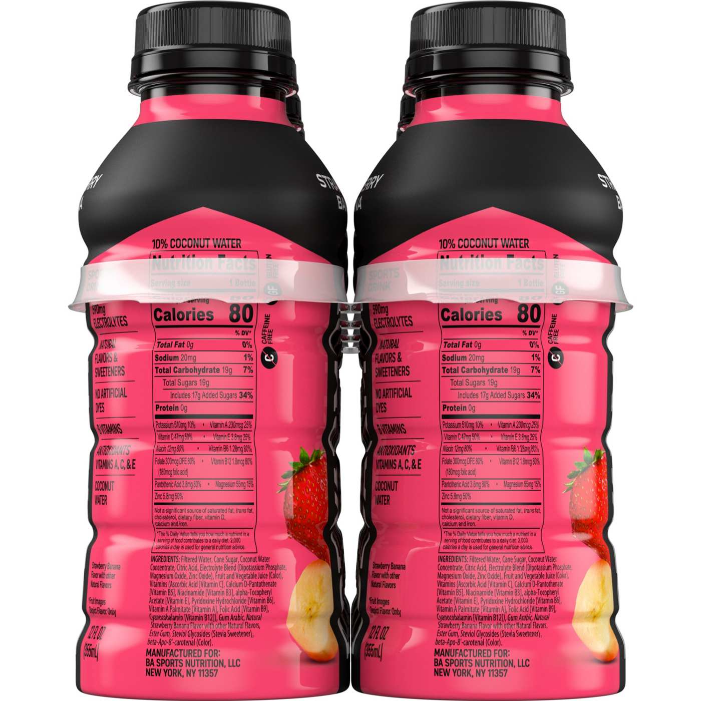 BODYARMOR Sports Drink 8 pk Bottles - Strawberry Banana; image 2 of 6