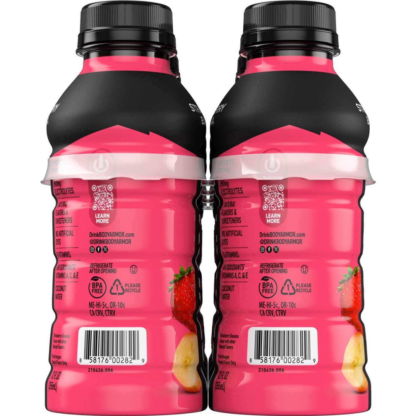BODYARMOR Sports Drink 8 pk Bottles - Strawberry Banana; image 4 of 6