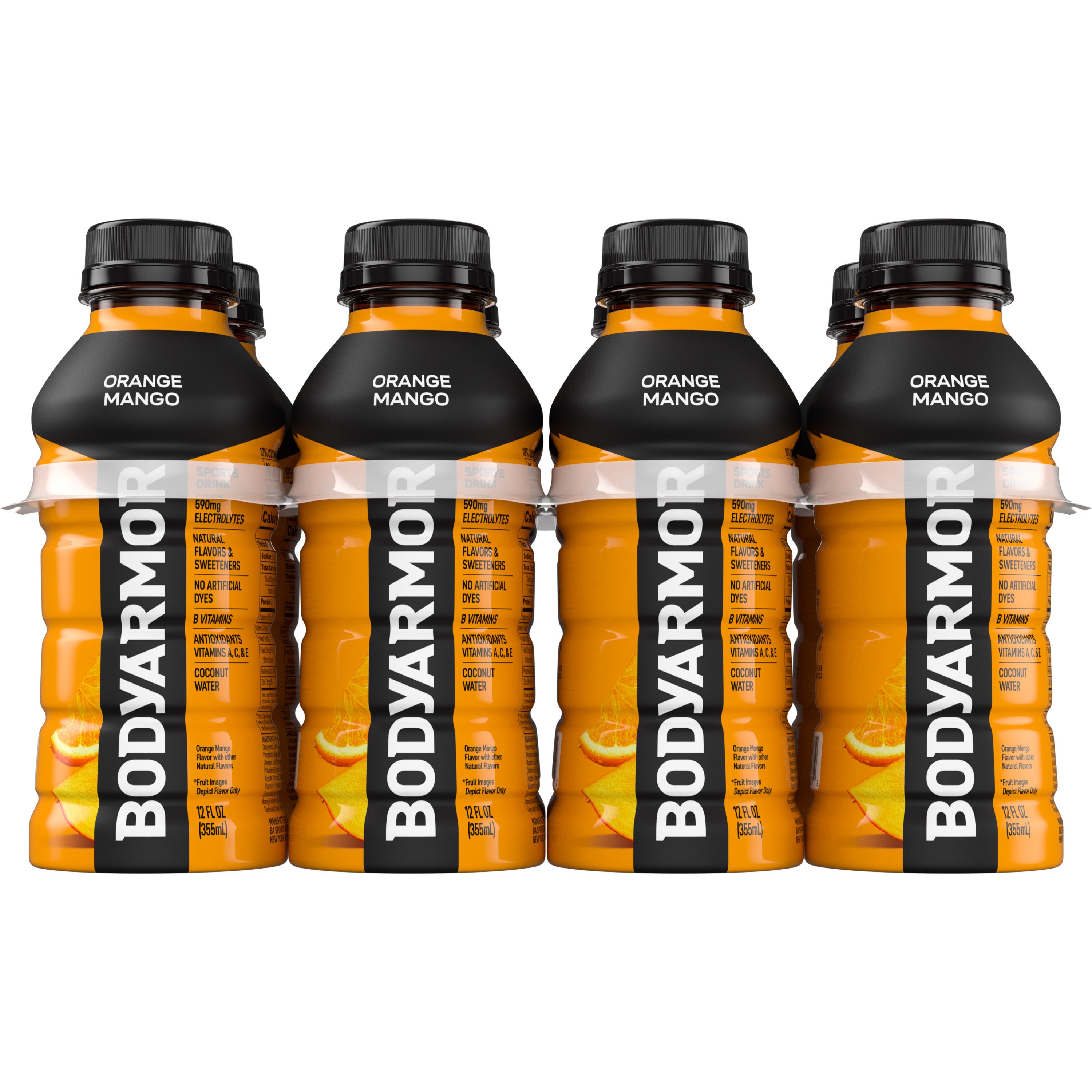 BODYARMOR Orange Mango SuperDrink 8 pk Bottles Shop Sports & energy drinks at HEB