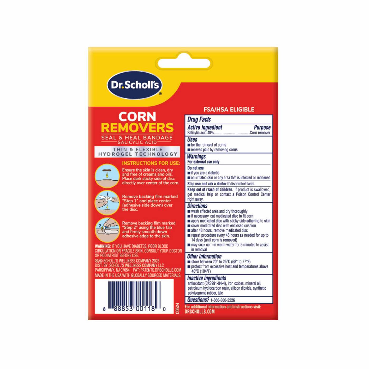 Dr. Scholl's Corn Removers; image 3 of 8