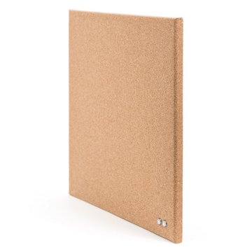 U Brands Square Cork Bulletin Board, 14" x 14"