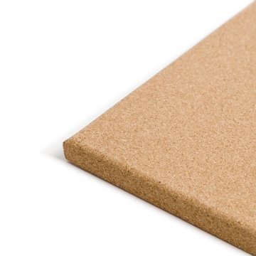 U Brands Square Cork Bulletin Board, 14" x 14"