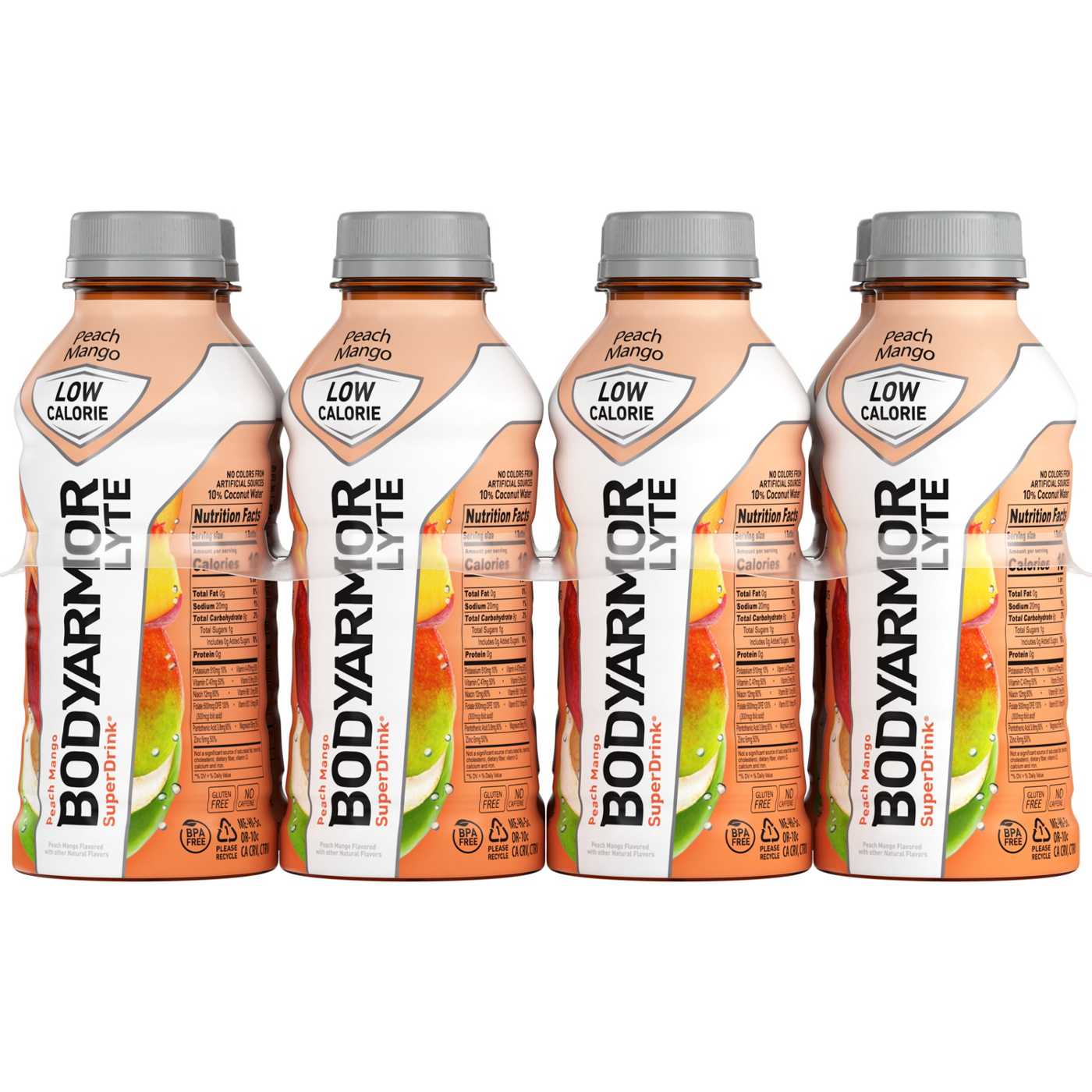 BODYARMOR Lyte Sports Drink 8 pk Bottles - Peach Mango; image 2 of 7