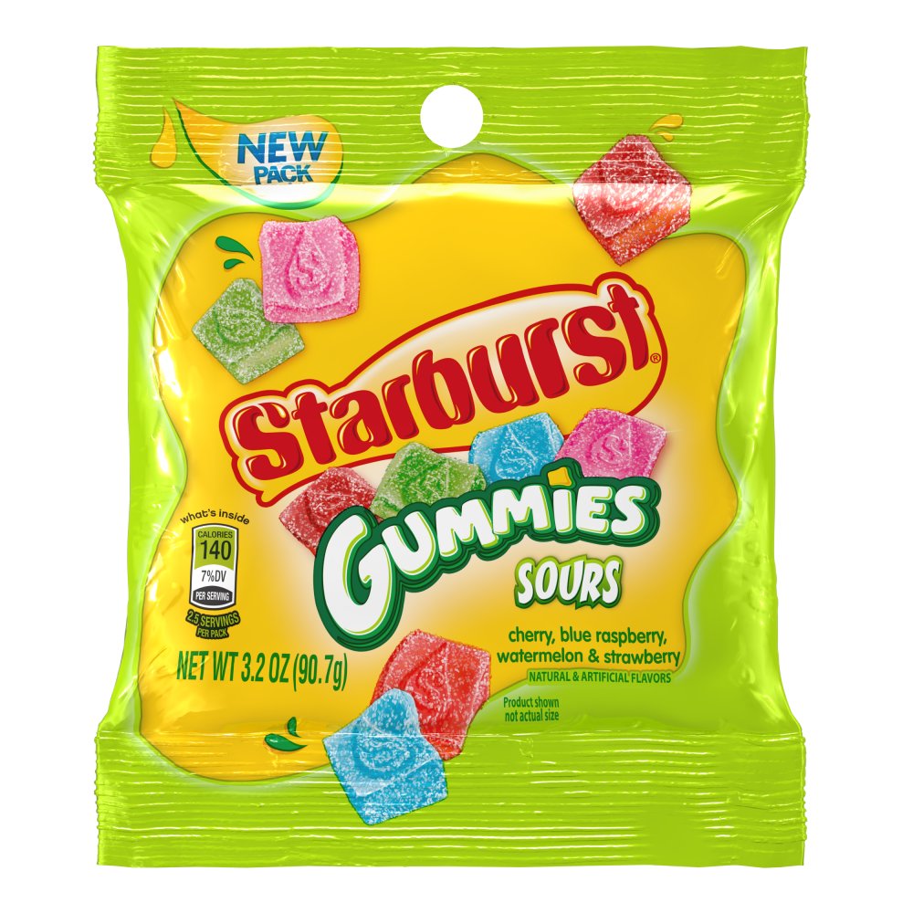 Starburst Sours Gummies Candy Bag Shop Candy At H E B