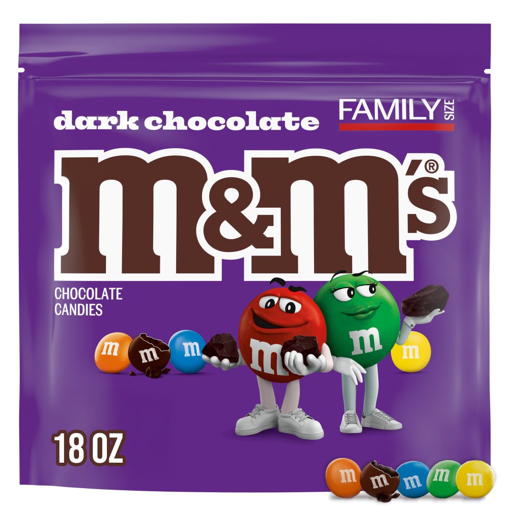 M&M'S Dark Chocolate Candy - Family Size - Shop Candy at H-E-B
