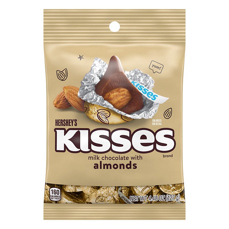 Hershey's Kisses With Almond Bag - Shop Snacks & Candy at H-E-B