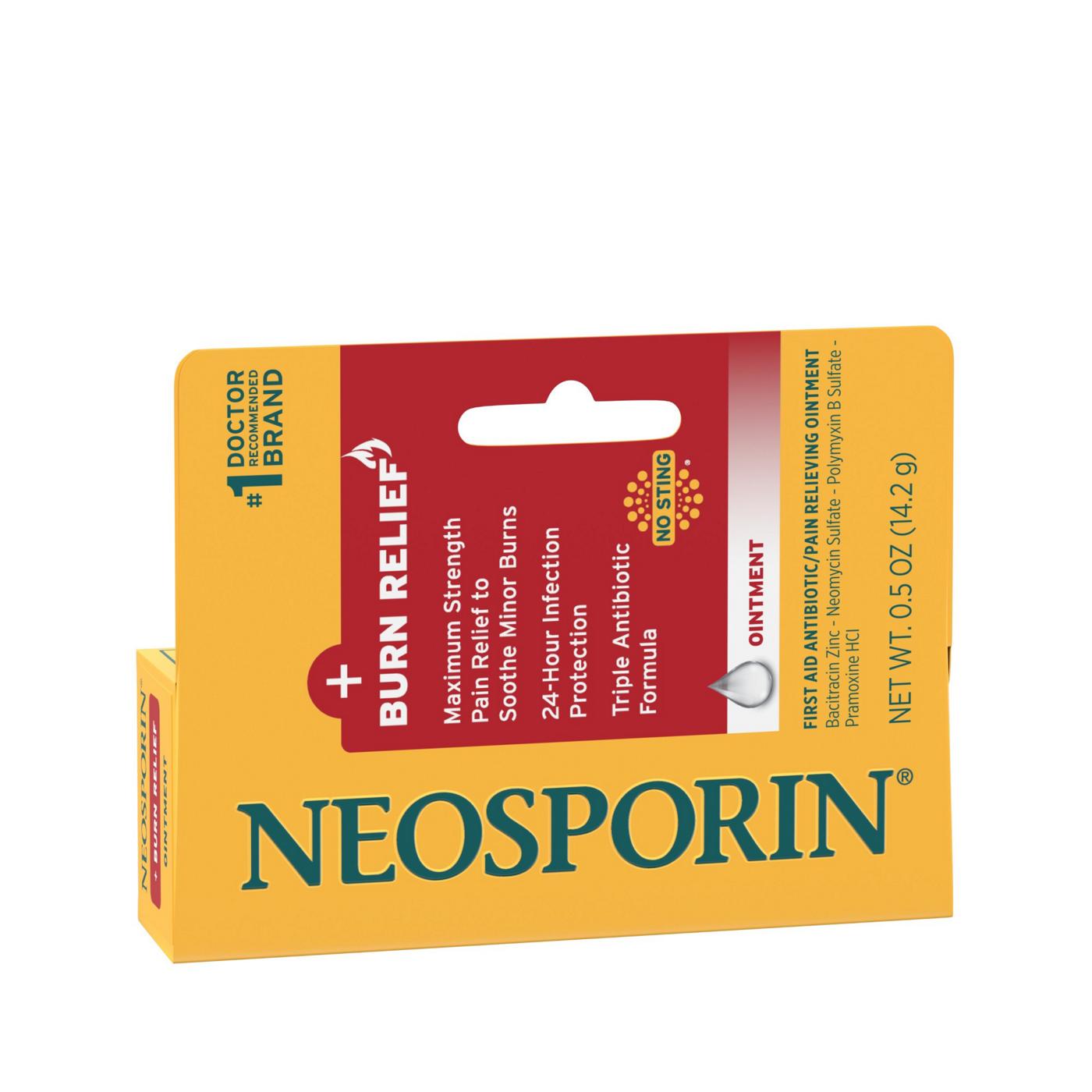 Neosporin + Burn Relief Ointment Shop Skin & scalp treatments at HEB