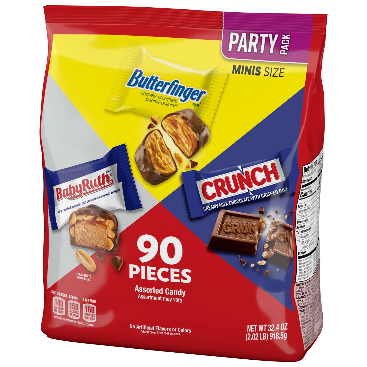 Crunch, Butterfinger, & Baby Ruth Assorted Chocolate Mini Size Candy Bars - Party Pack; image 2 of 8