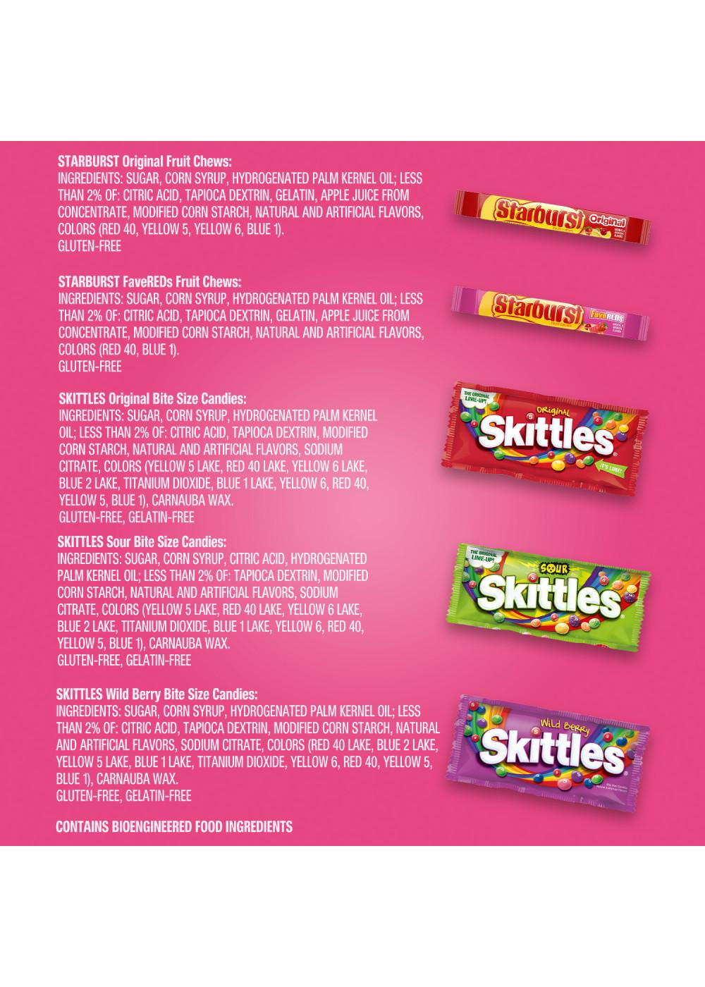 Skittles & Starburst Assorted Chewy Candy - Variety Pack; image 6 of 15