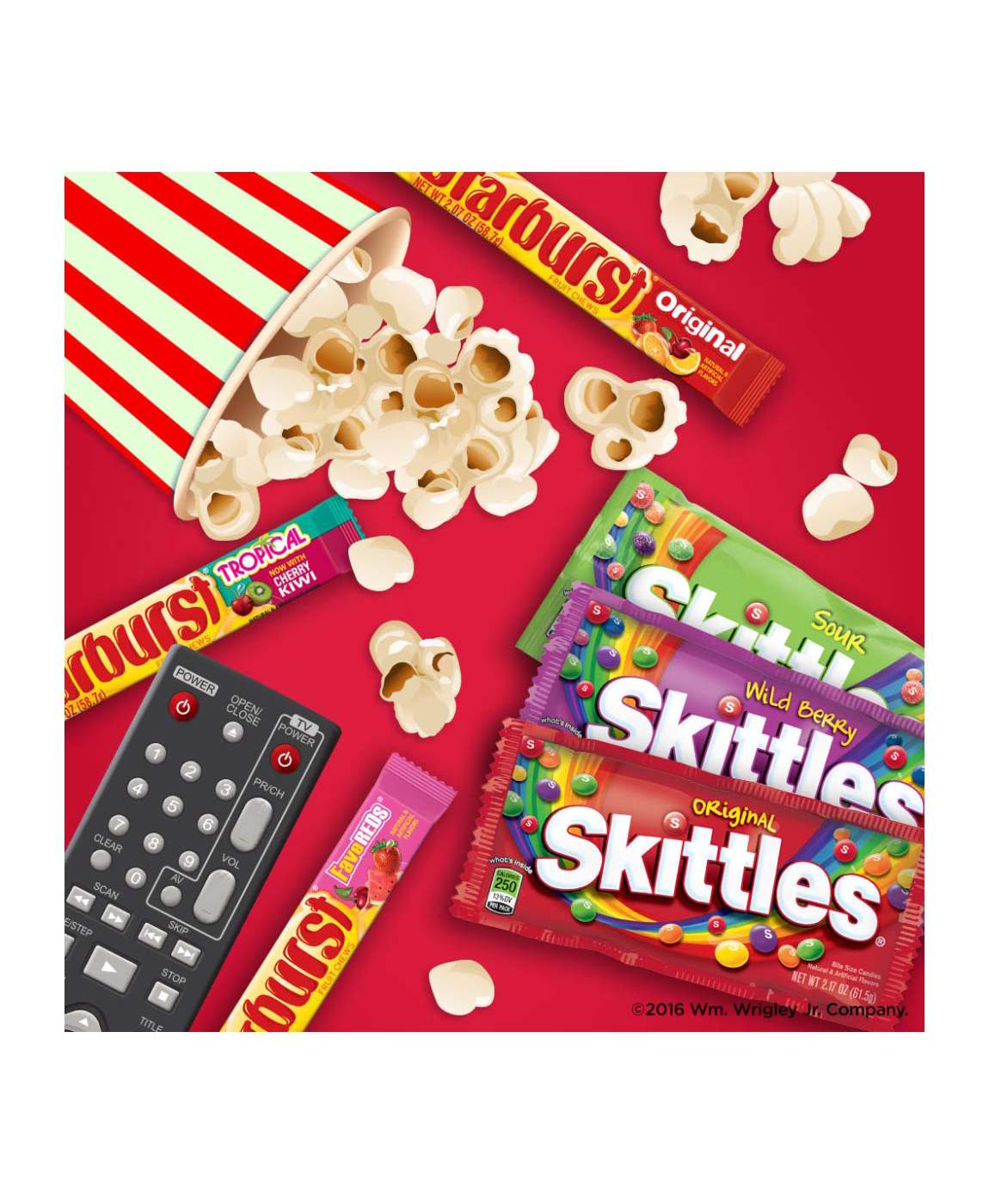 Skittles & Starburst Assorted Chewy Candy - Variety Pack; image 10 of 15