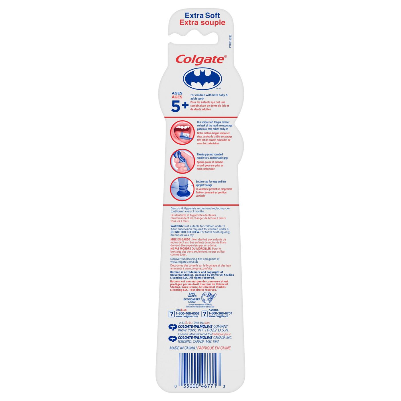 Colgate Kids Batman Toothbrush Extra Soft; image 4 of 7