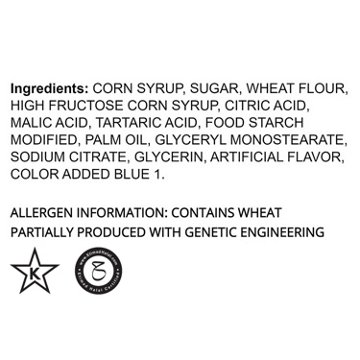 Sour Punch Bites Blue Raspberry Gummy Candy