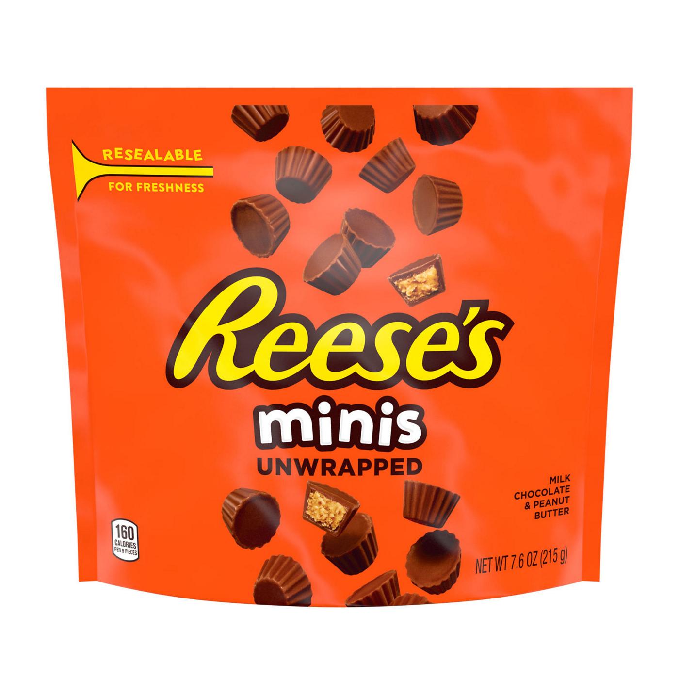 Reese's Minis Milk Chocolate Peanut Butter Cups Candy Bag; image 1 of 7