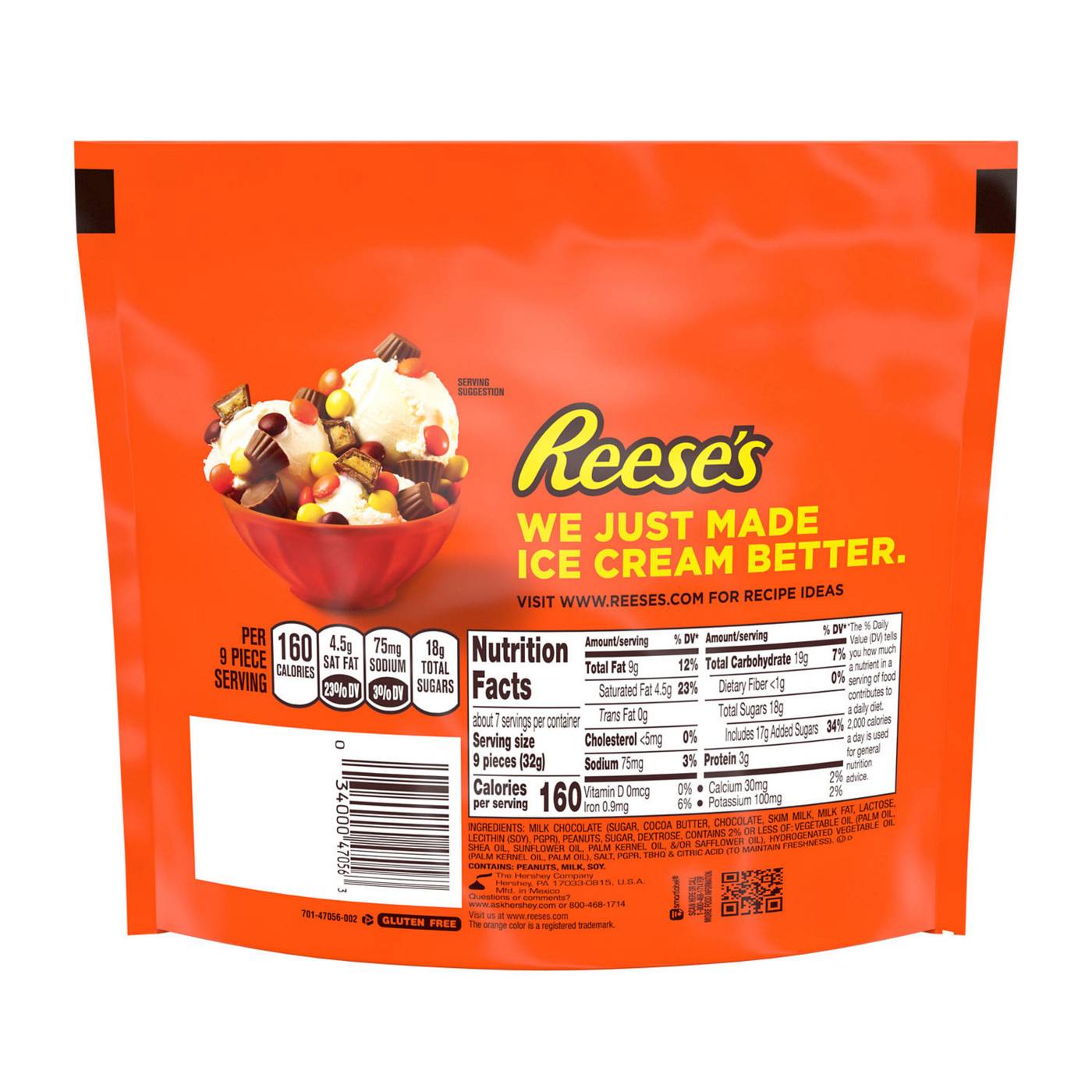 Reese's Minis Milk Chocolate Peanut Butter Cups Candy Bag; image 6 of 7