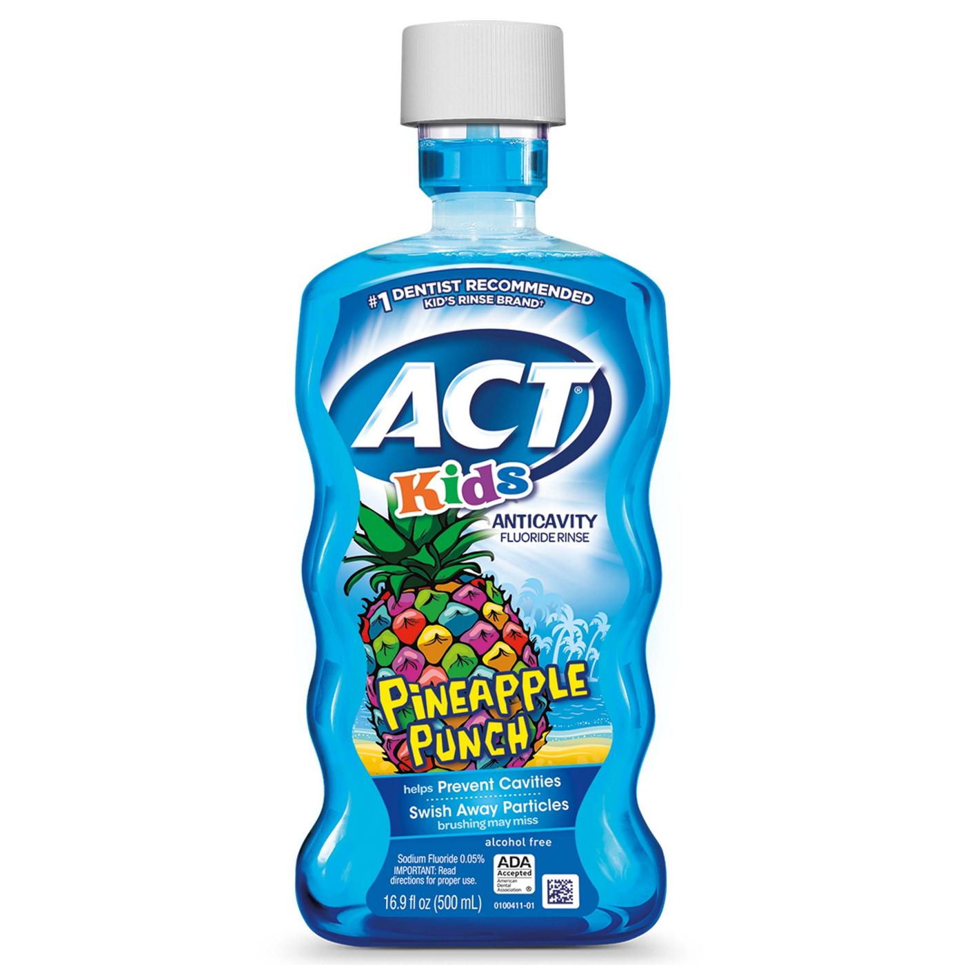 ACT Kids Anticavity Fluoride Rinse - Pineapple Punch; image 1 of 6