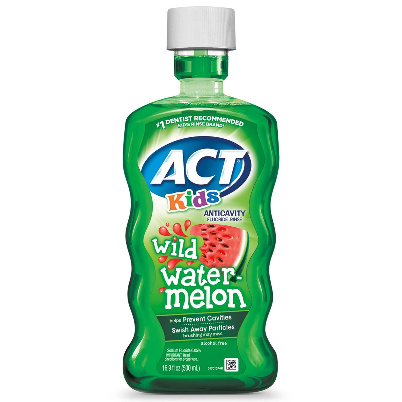 ACT Kids Anticavity Fluoride Rinse - Wild Watermelon; image 1 of 6