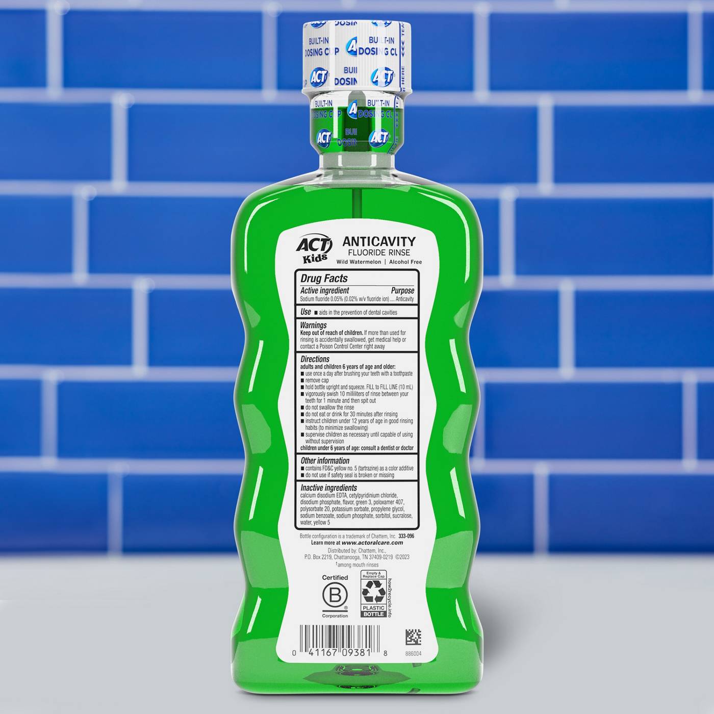 ACT Kids Anticavity Fluoride Rinse - Wild Watermelon; image 8 of 10