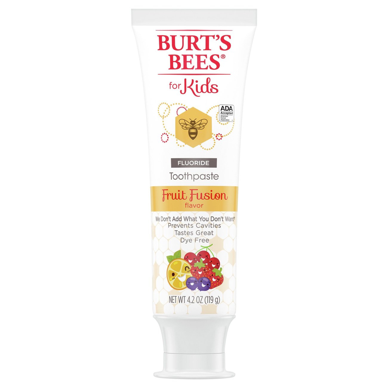 Burt's Bees Kids Fluoride Fruit Fusion Toothpaste Shop Toothpaste at