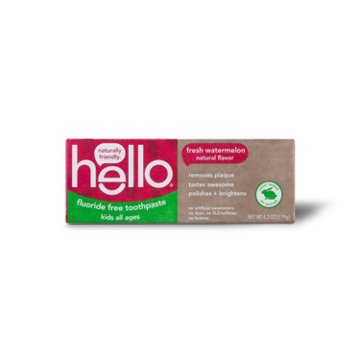hello Kids Fluoride Free Toothpaste - Fresh Watermelon, 4.2 oz
