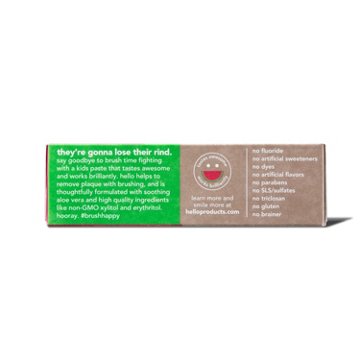 hello Kids Fluoride Free Toothpaste - Fresh Watermelon, 4.2 oz