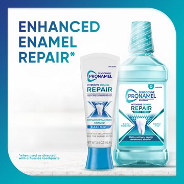 Sensodyne Pronamel Intensive Enamel Repair Toothpaste for Sensitive Teeth, Clean Mint