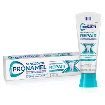 Sensodyne Pronamel Intensive Enamel Repair Toothpaste for Sensitive Teeth, Extra Fresh, 3.4 oz