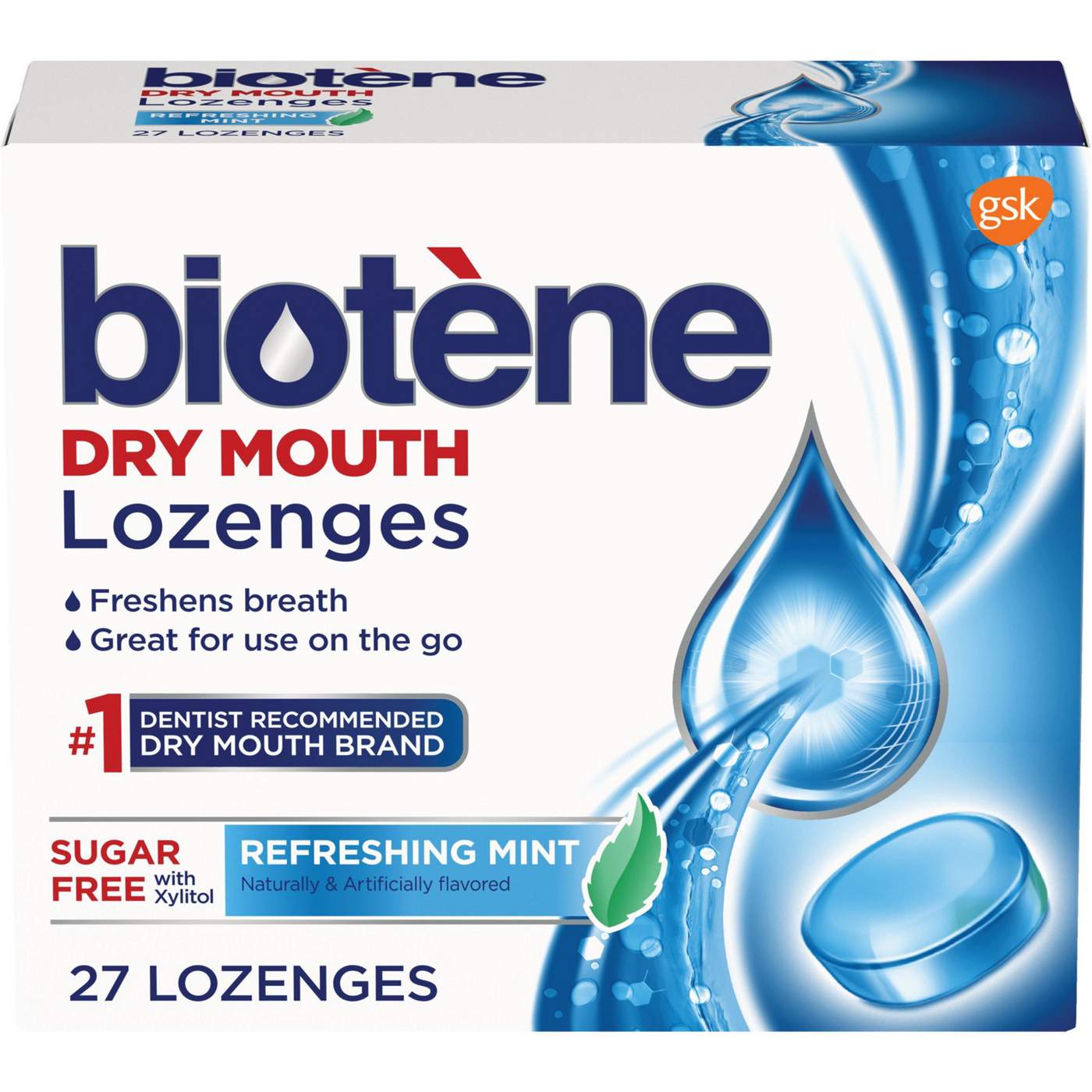Biotene Dry Mouth Lozenges for Fresh Breath, Refreshing Mint; image 1 of 8