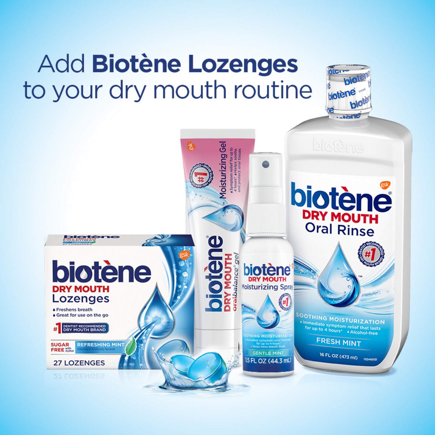 Biotene Dry Mouth Refreshing Mint Lozenges; image 2 of 2