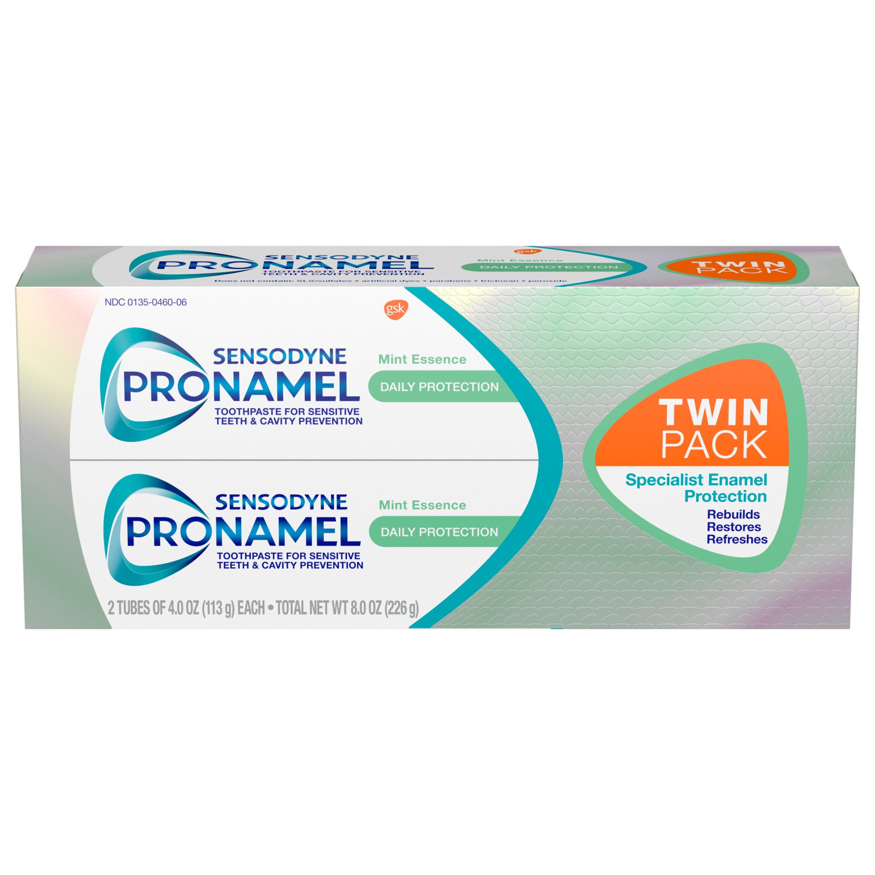 Sensodyne Pronamel Daily Protection Toothpaste Mint Essence, 2 Pk