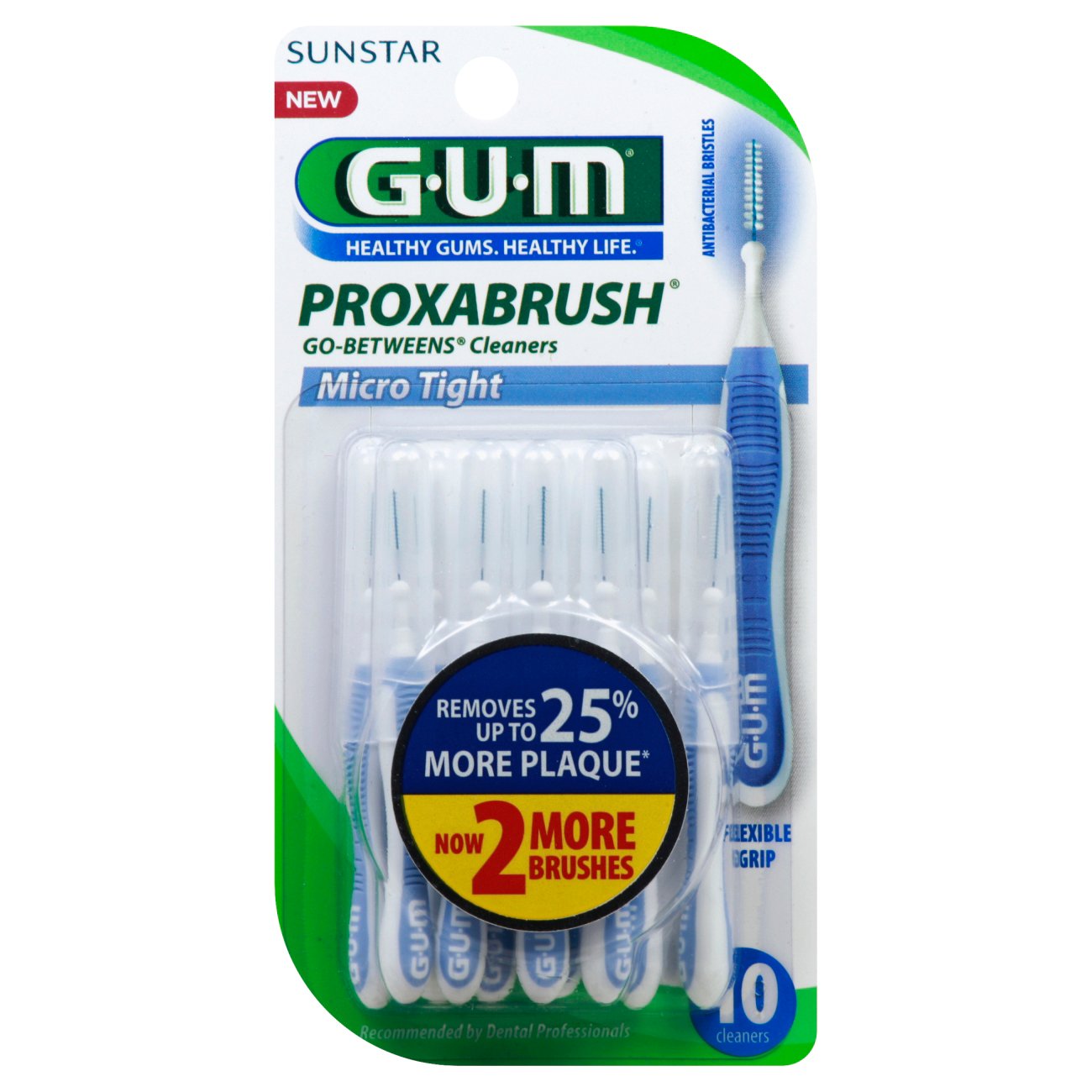 GUM Proxabrush GoBetweens Cleaners Micro Tight Shop Floss at HEB