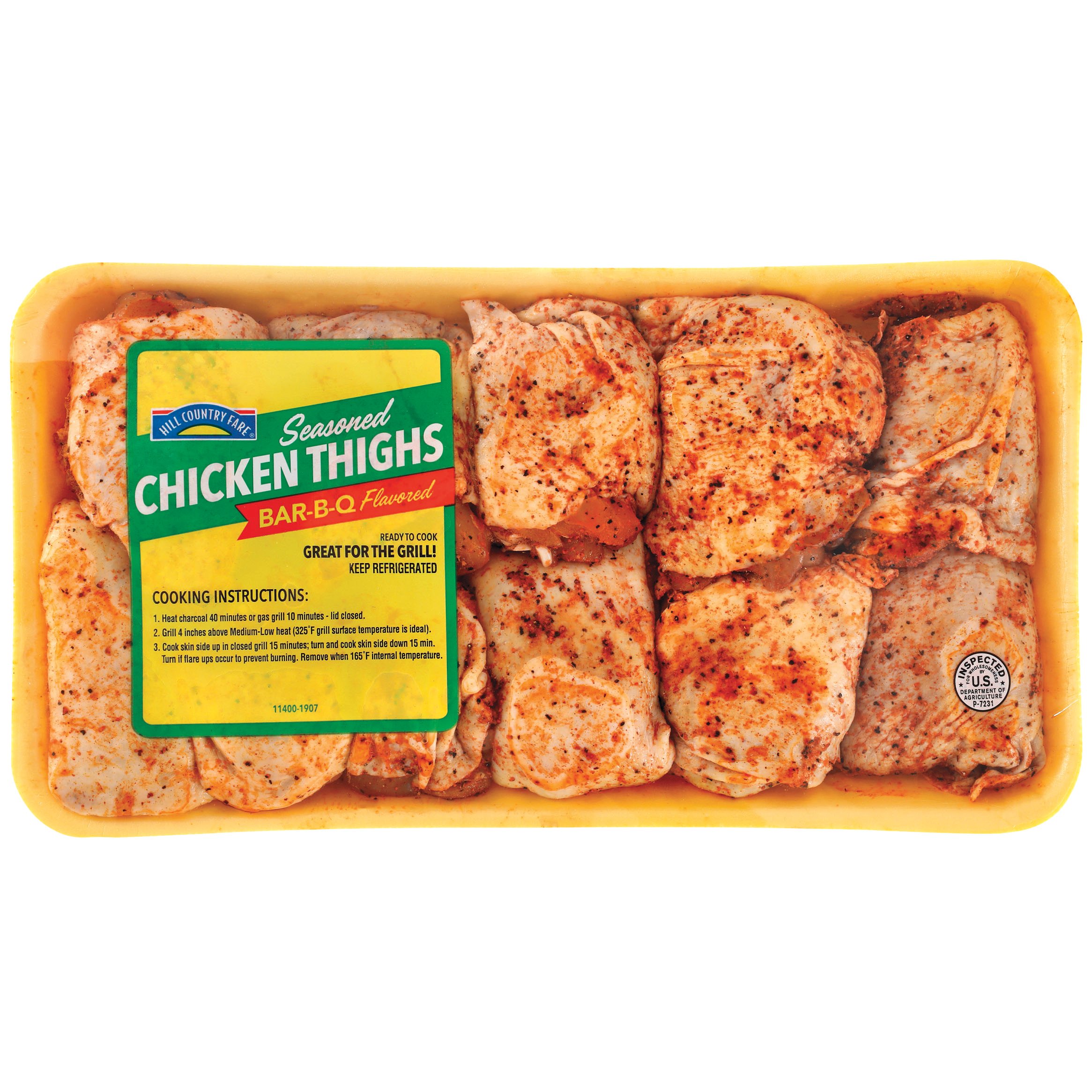 Hill Country Fare Seasoned Chicken Thighs Shop Chicken at HEB