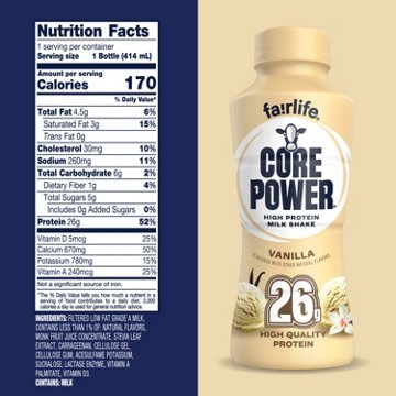 Core Power 26g Protein Shake - Vanilla